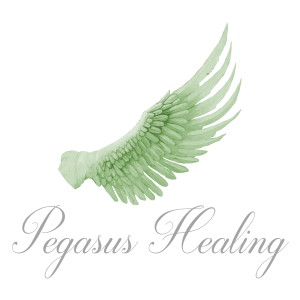 Pegasus logo - green